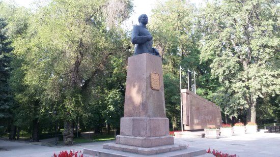 Monument Bust to Ivan Panfilov